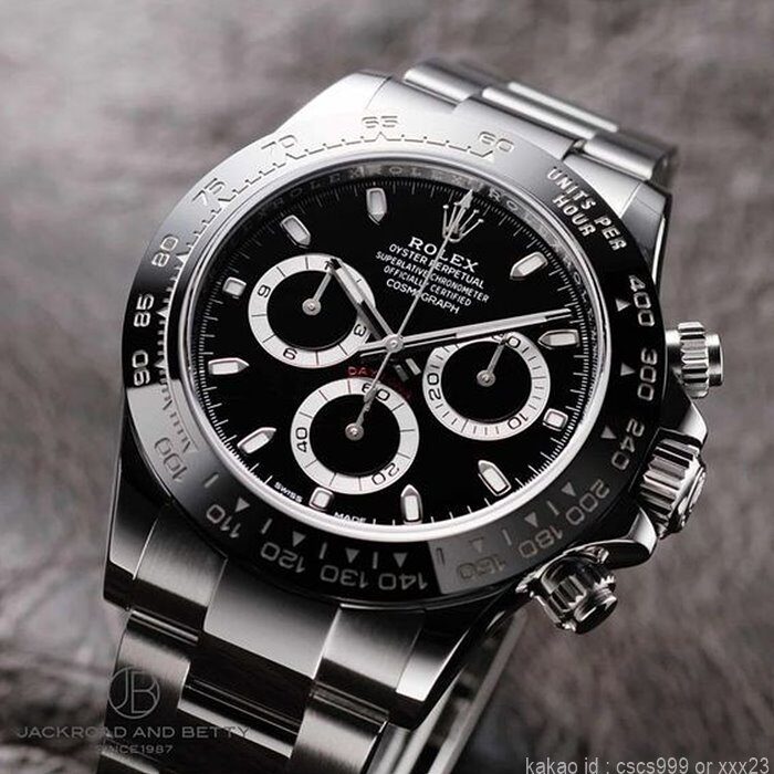 로렉스 데이토나 블랙다이얼 시계 레플리카 미러급 SA급 S급 고퀄리티 롤렉스 워치 - best 9