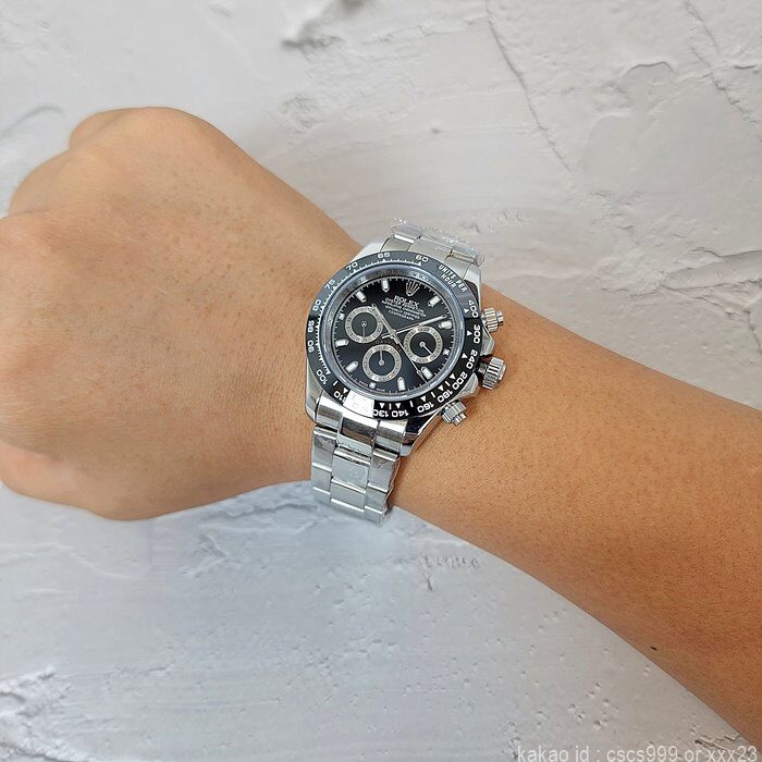 로렉스 데이토나 블랙다이얼 시계 레플리카 미러급 SA급 S급 고퀄리티 롤렉스 워치 - best 18