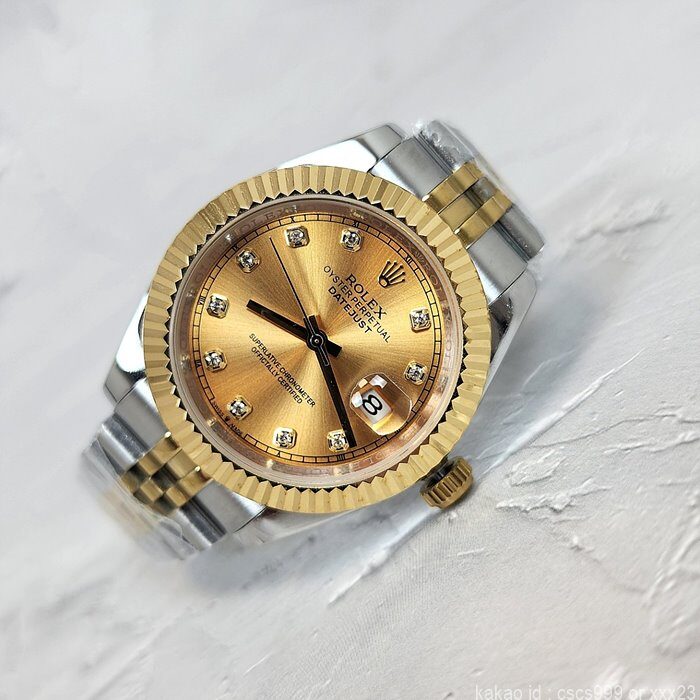 로렉스 데이저스트 골드 다이아콤비 41mm 시계 레플리카 미러급 SA급 S급 고퀄리티 롤렉스 워치 - best 10