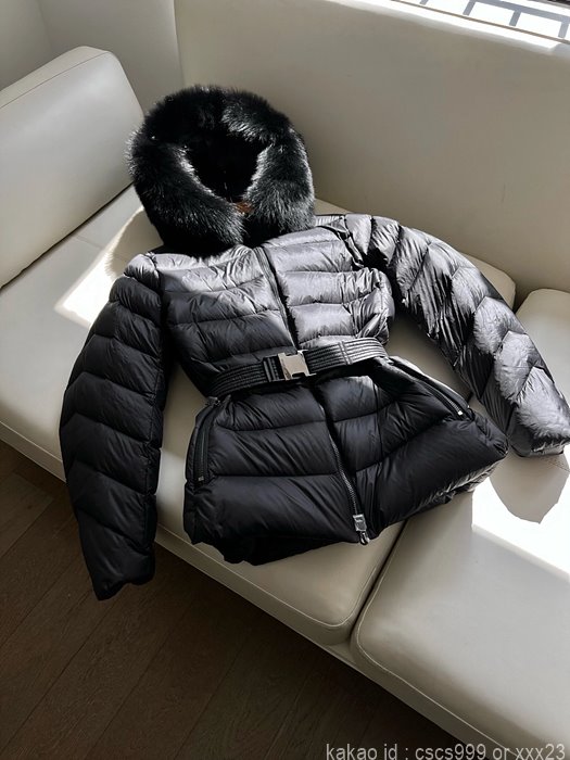 몽클레어 큐피돈 다운 벨트 롱 자켓 블랙 패딩 레플리카 미러급 SA급 S급 고퀄리티 후드 점퍼 [여성] - best 3