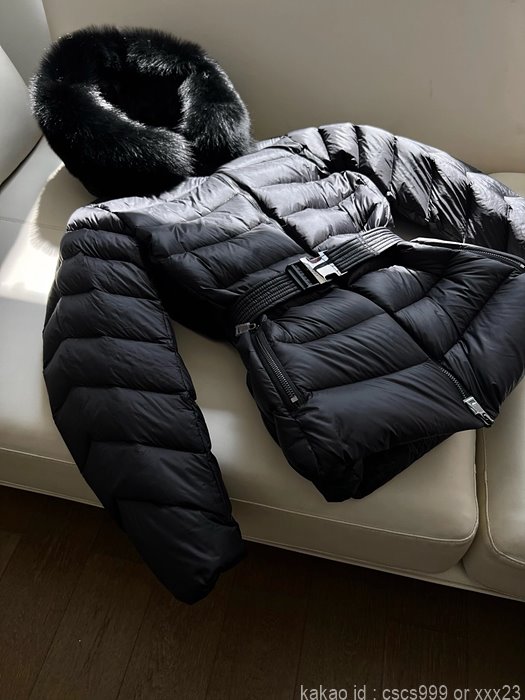 몽클레어 큐피돈 다운 벨트 롱 자켓 블랙 패딩 레플리카 미러급 SA급 S급 고퀄리티 후드 점퍼 [여성] - best 5