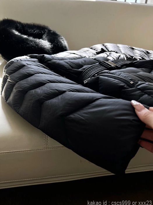 몽클레어 큐피돈 다운 벨트 롱 자켓 블랙 패딩 레플리카 미러급 SA급 S급 고퀄리티 후드 점퍼 [여성] - best 7