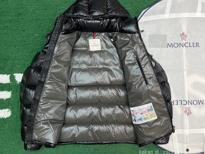 몽클레어 마야 쇼트 다운 재킷 블랙 패딩 레플리카 미러급 SA급 S급 고퀄리티 후드 점퍼 [남성] 8