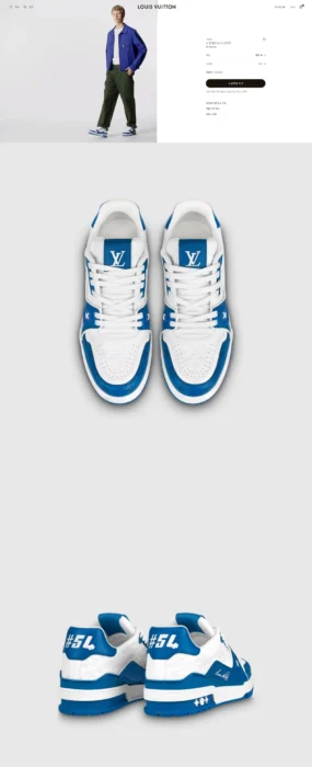 루이비통 LV 트레이너 스니커즈 레플리카 미러급 SA급 S급 고퀄리티 신발 best [남성여성공용] 2