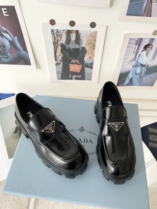프라다 레더 통굽 구두 로퍼 5.5cm 레플리카 미러급 SA급 S급 고퀄리티 신발 구두 [여성] - best 최상급 하이엔드 3