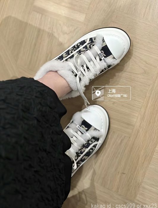 디올 양털 스니커즈 (2 color) 레플리카 미러급 SA급 S급 고퀄리티 신발 [여성] 2