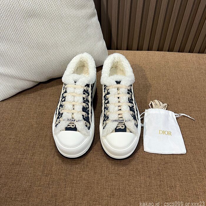 디올 양털 스니커즈 (2 color) 레플리카 미러급 SA급 S급 고퀄리티 신발 [여성] 4