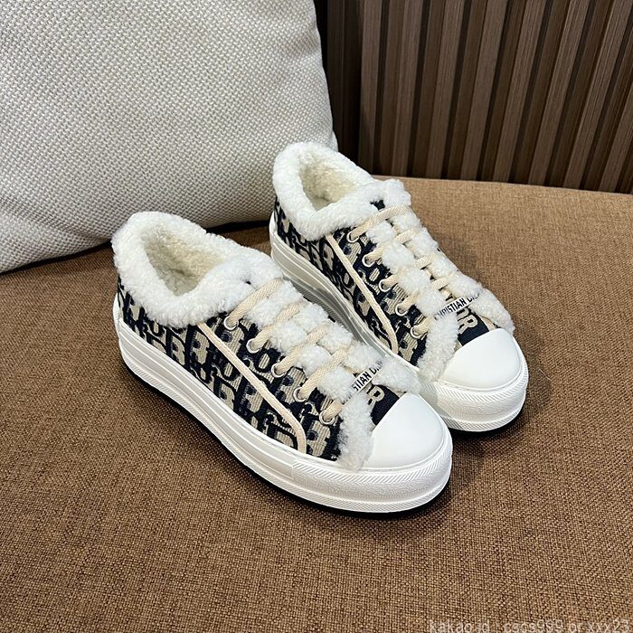 디올 양털 스니커즈 (2 color) 레플리카 미러급 SA급 S급 고퀄리티 신발 [여성] 5