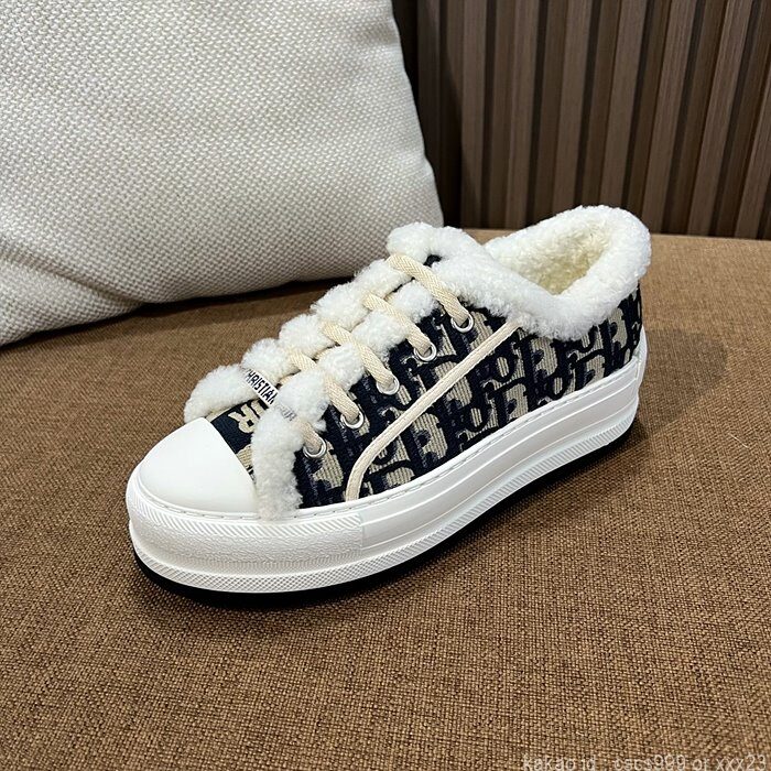 디올 양털 스니커즈 (2 color) 레플리카 미러급 SA급 S급 고퀄리티 신발 [여성] 7