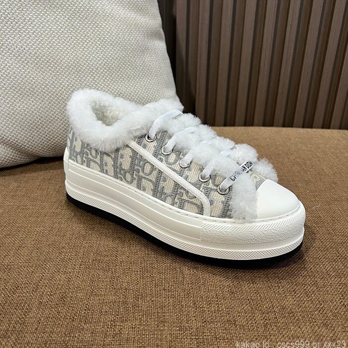 디올 양털 스니커즈 (2 color) 레플리카 미러급 SA급 S급 고퀄리티 신발 [여성] 19