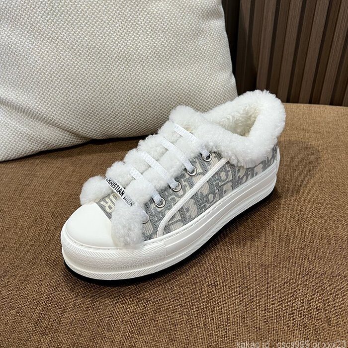 디올 양털 스니커즈 (2 color) 레플리카 미러급 SA급 S급 고퀄리티 신발 [여성] 22