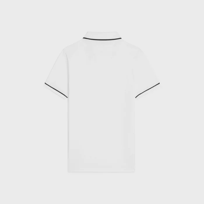 셀린느 코튼 피케 클래식 폴로 셔츠 화이트 레플리카 미러급 SA급 S급 고퀄리티 반팔 카라티 [남성] 2