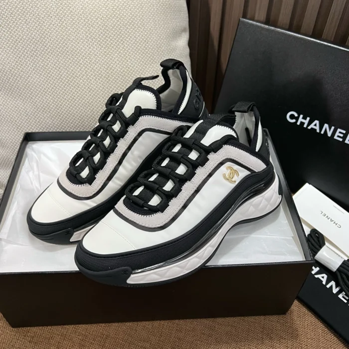 샤넬 믹스드 파이버 스니커즈 패브릭 카프스킨 레플리카 미러급 SA급 S급 고퀄리티 신발 운동화 [여성] 3