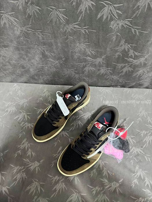 2026.01.28_[류ㅇㅇ 고객님 주문제품 검수사진] 나이키 트래비스 스캇 에어 조던 1 로우 모카 레플리카 미러급 SA급 S급 고퀄리티 하이엔드 최상급 이미테이션 스니커즈 신발 2