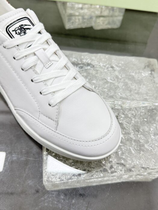 버버리 레더 세트 스니커즈 화이트 샌드 베이지 레플리카 미러급 SA급 S급 고퀄리티 최상급 하이엔드 신발 [남성] - thebest 6