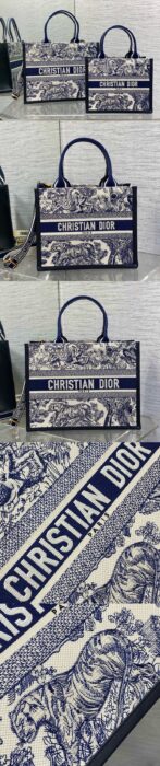 디올 북토트백 (2 color) 자수 장식 패브릭 DI-M1286 스몰/미디엄 레플리카 미러급 SA급 S급 고퀄리티 가방 DIOR BOOK TOTE 크로스백 [여성] 최상급 하이엔드 - best 3