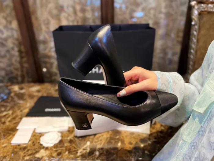 샤넬 CC로고 더블캡토 청키 펌프스 힐 올검 레플리카 미러급 SA급 S급 고퀄리티 신발 구두 [여성] 최상급 하이엔드 - thebest 11