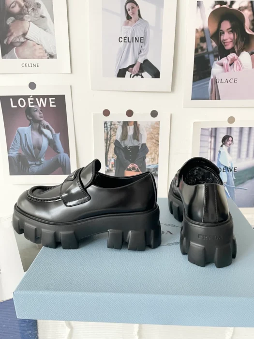 프라다 레더 통굽 구두 로퍼 5.5cm 레플리카 미러급 SA급 S급 고퀄리티 신발 구두 [여성] - best 최상급 하이엔드 2