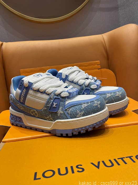 루이비통 LV 트레이너 스니커즈 (2 color) 레플리카 미러급 SA급 S급 고퀄리티 신발 [남성여성공용] - best 6