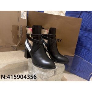 버버리 스트랩 이음 앵클 부츠 힐  레플리카 미러급 SA급 S급 고퀄리티 신발  [여성] 최상급 하이엔드 - best