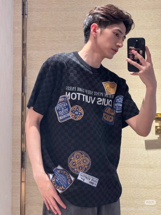 루이비통 체커보드 반팔 레플리카 미러급 SA급 S급 고퀄리티 하이엔드 최상급 의류 [남성여성공용] - best 4