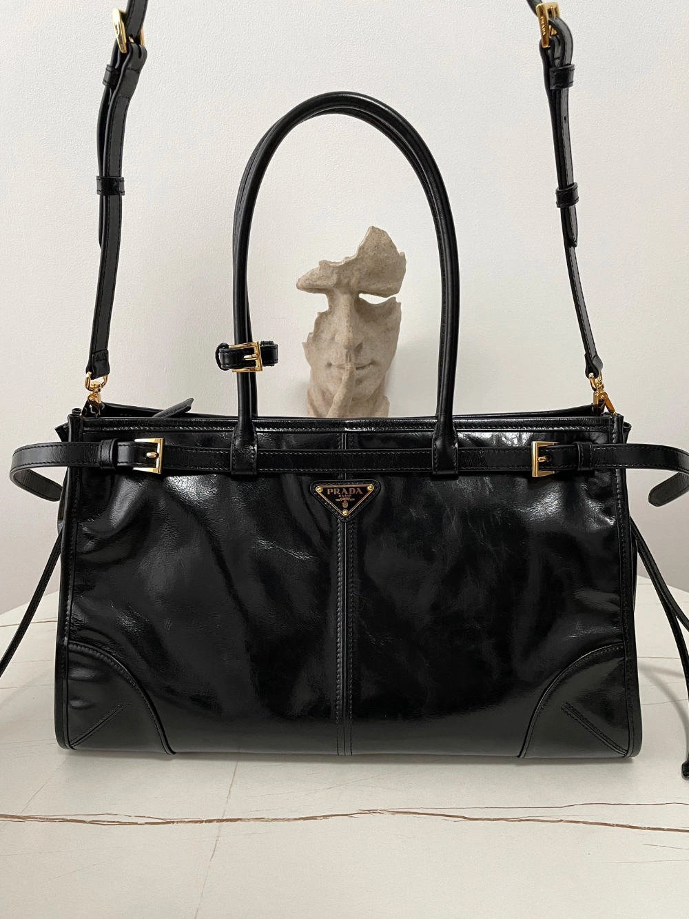 프라다 라지 가죽 핸드백 레플리카 미러급 SA급 S급 고퀄리티 가방 크로스백 토트백 best  [남성여성공용] 11