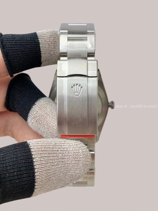 로렉스 오이스터 페페추얼 블루 다이얼 시계 레플리카 미러급 SA급 S급 고퀄리티 최상급 하이엔드 워치 [남성여성공용] - best 4