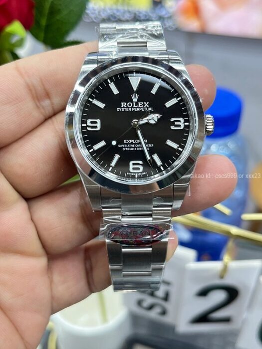 로렉스 익스플로러 1 (C공장) 시계 레플리카 미러급 SA급 S급 고퀄리티 최상급 하이엔드 롤렉스 워치 [남성] - thebest 2