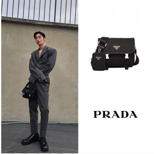 프라다 리나일론 및 사피아노 가죽 숄더백 레플리카 미러급 SA급 S급 고퀄리티 가방 best  [남성여성공용]