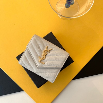 생로랑 컴팩트 3단 모노그램 지갑 (3 color) 레플리카 미러급 SA급 S급 고퀄리티 지갑 [여성] - best 3