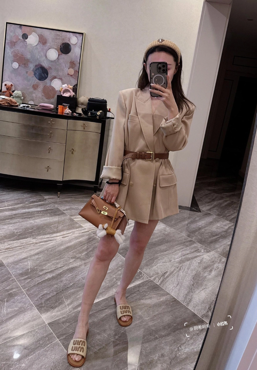 미우미우 라피아 패브릭 뮬 슬리퍼 레플리카 미러급 SA급 S급 고퀄리티 신발 - best 11