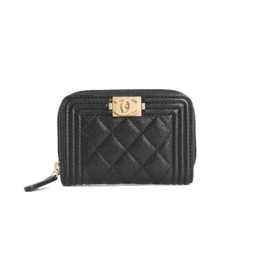 샤넬 레플리카 캐비어 보이 지퍼 카드지갑