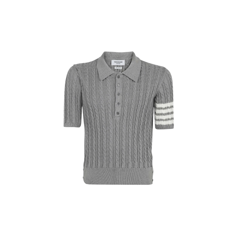 톰브라운 코튼 사선 케이블 니트 숏슬리브 폴로 반팔티 레플리카 미러급 SA급 S급 고퀄리티 카라티 최상급 하이엔드 - best [남성] 3