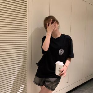 크롬하츠 뒷면 점보 프린트 반팔티 블랙 레플리카 미러급 SA급 S급 고퀄리티 하이엔드 최상급 의류 [남성여성공용]