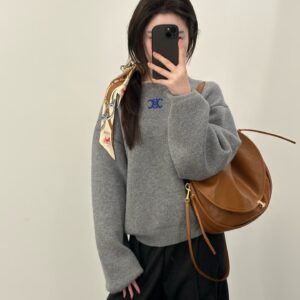 셀린느 코튼 스웨터 니트 그레이 RY0M40X73 레플리카 미러급 SA급 S급 고퀄리티 하이엔드 최상급 의류 [남성여성공용]