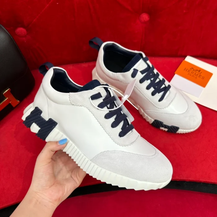 에르메스 바운싱 카프스킨 고트스킨 네이비 레플리카 미러급 SA급 S급 고퀄리티 신발 스니커즈 운동화 [남성여성공용] best  11