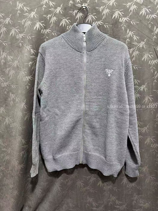 2026.02.18_[남ㅇㅇ 고객님 주문제품 검수사진] 프라다 로고 캐시미어 니트 집업 자켓 레플리카 미러급 SA급 S급 고퀄리티 하이엔드 최상급 이미테이션 