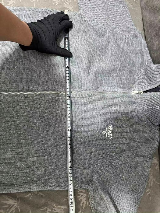 2026.02.18_[남ㅇㅇ 고객님 주문제품 검수사진] 프라다 로고 캐시미어 니트 집업 자켓 레플리카 미러급 SA급 S급 고퀄리티 하이엔드 최상급 이미테이션  7