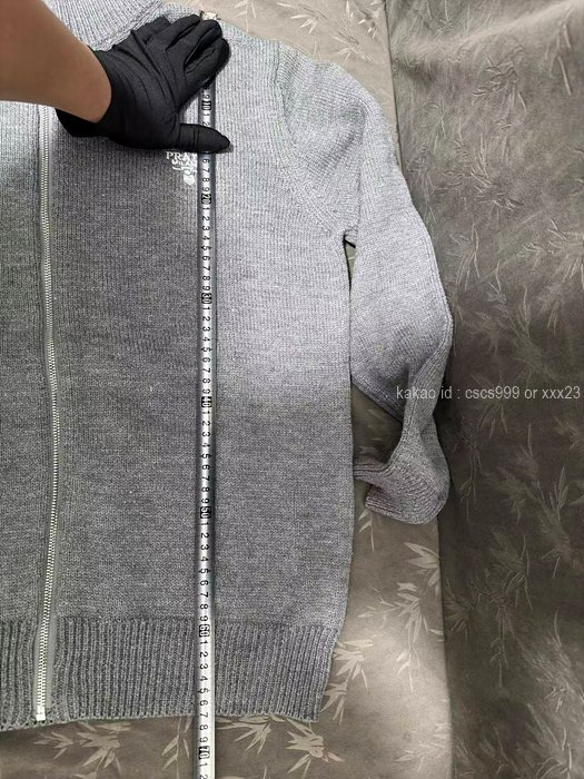 2026.02.18_[남ㅇㅇ 고객님 주문제품 검수사진] 프라다 로고 캐시미어 니트 집업 자켓 레플리카 미러급 SA급 S급 고퀄리티 하이엔드 최상급 이미테이션  8