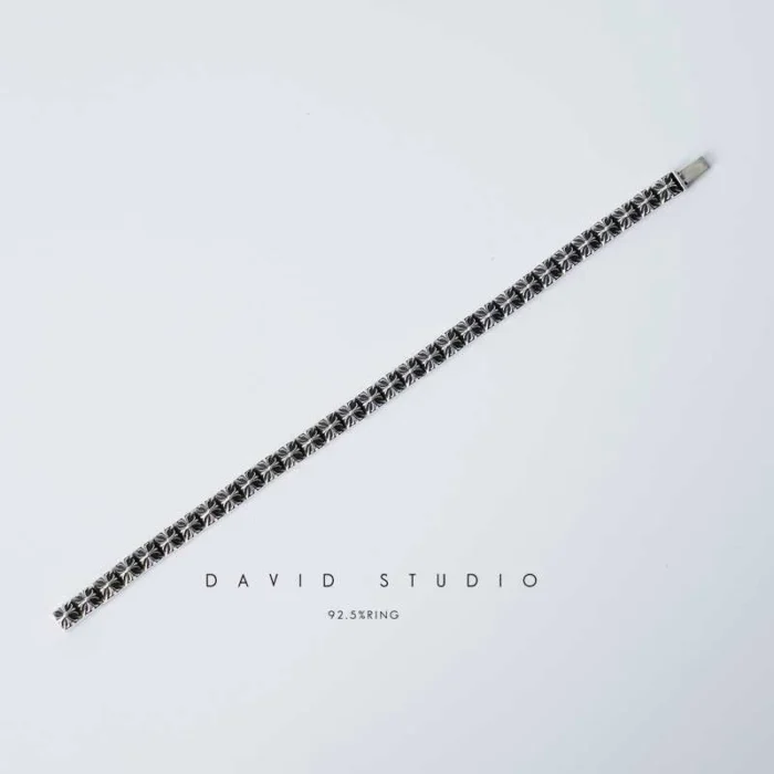 크롬하츠 제로 피라미드 스터드 팔찌 레플리카 미러급 SA급 S급 고퀄리티 [남성여성공용] 최상급 하이엔드 - best 4