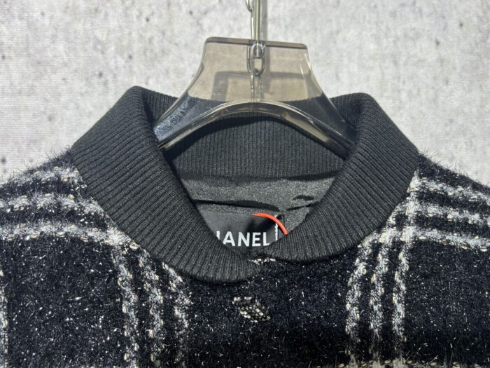 샤넬 체크 카라넥 자켓 블랙 레플리카 미러급 SA급 S급 고퀄리티 하이엔드 최상급 의류 [남성여성공용] - thebest 9