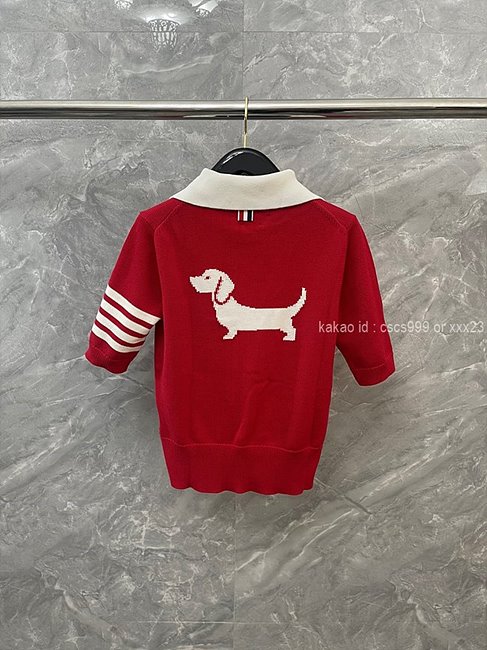 톰브라운 반팔 카라 니트티 (2 color) 레플리카 미러급 SA급 S급 고퀄리티 의류 [여성] 최상급 하이엔드 - best 14