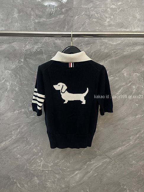 톰브라운 반팔 카라 니트티 (2 color) 레플리카 미러급 SA급 S급 고퀄리티 의류 [여성] 최상급 하이엔드 - best 23