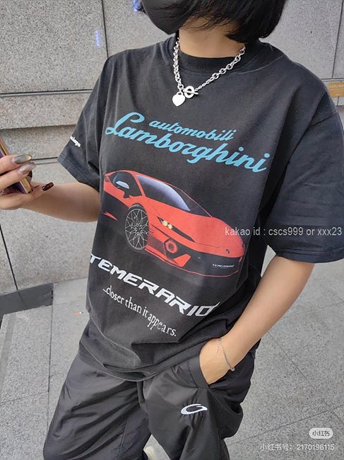 발렌시아가 람보르기니 반팔 라운드 티셔츠 (3 color) 레플리카 미러급 SA급 S급 고퀄리티 의류 [남성여성공용] 최상급 하이엔드 - best 8