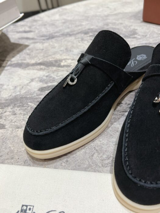 로로피아나 뮬 블로퍼 블랙 레플리카 미러급 SA급 S급 고퀄리티 최상급 하이엔드 신발 [남성여성공용] - thebest 9