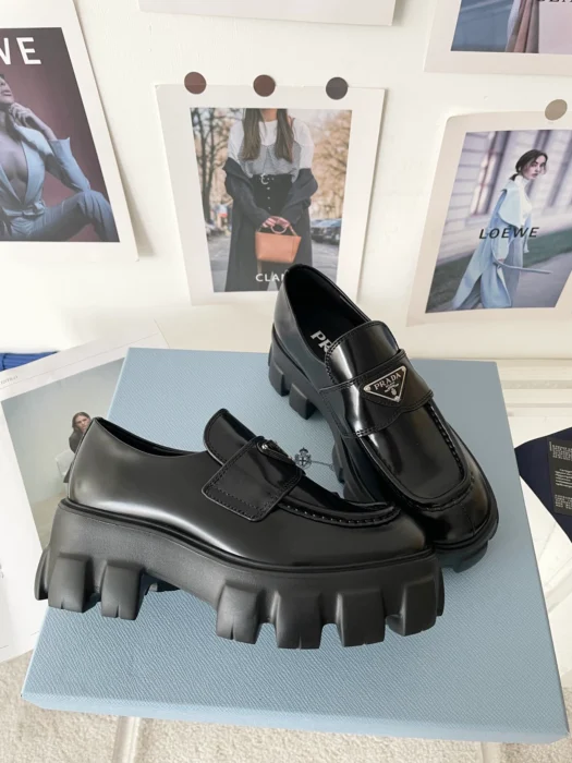 프라다 레더 통굽 구두 로퍼 5.5cm 레플리카 미러급 SA급 S급 고퀄리티 신발 구두 [여성] - best 최상급 하이엔드 9