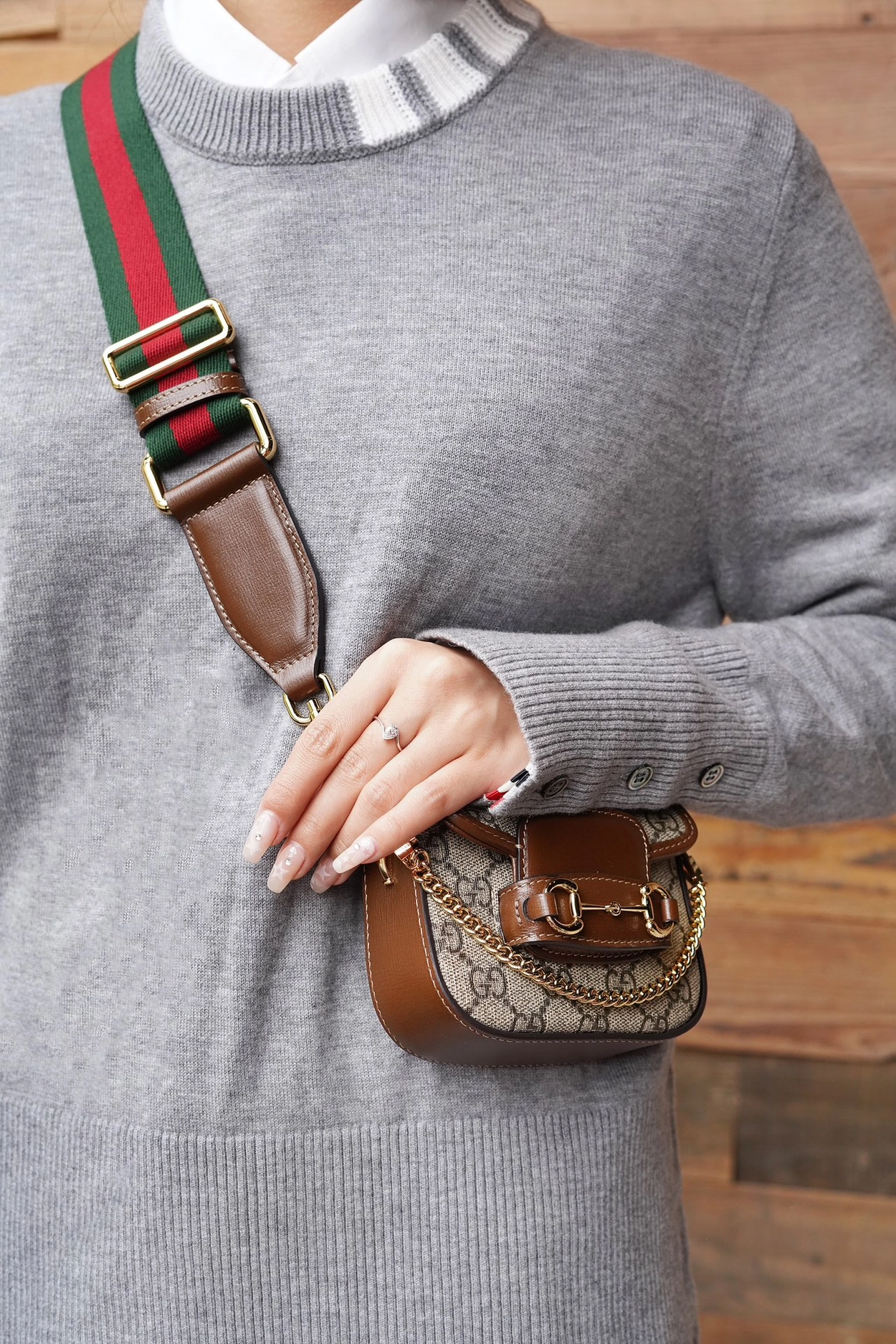 구찌 홀스빗 1955 캔버스 스트랩 숄더백 (2COLOR) 레플리카 미러급 SA급 S급 고퀄리티 가방 크로스백 [여성] 최상급 하이엔드 - best 2