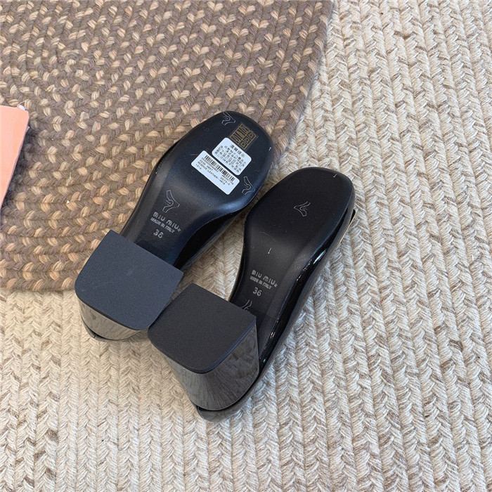 미우미우 레플리카 페이던트 레더 펌프스 구두 (굽7.5CM) M32010 9