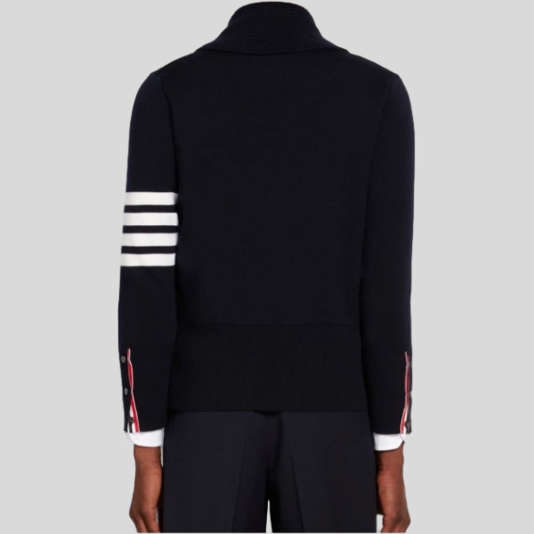 톰브라운 사선 메리노울 숄카라 가디건 레플리카 미러급 SA급 S급 고퀄리티 하이엔드 최상급 의류 [여성] - thebest 4