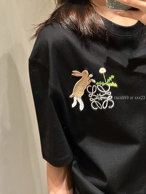 로에베 (2 color) 반팔 라운드티셔츠 레플리카 미러급 SA급 S급 고퀄리티 하이엔드 최상급 의류 [남성여성공용] - best 5